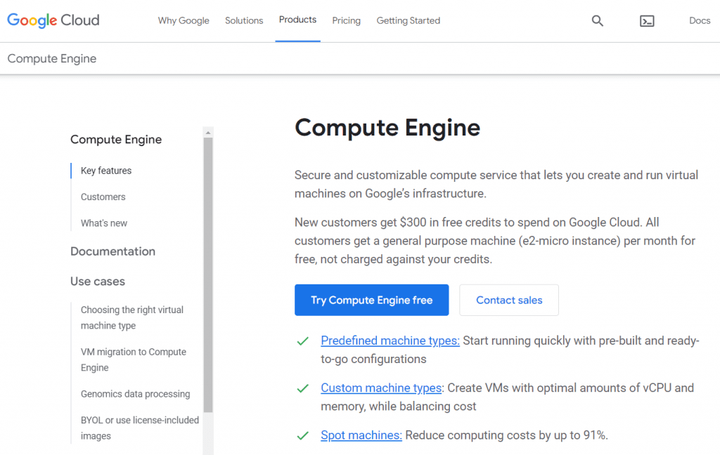 Google Cloud Compute Engine