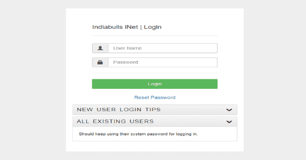 How to do iNet Indiabulls Login?